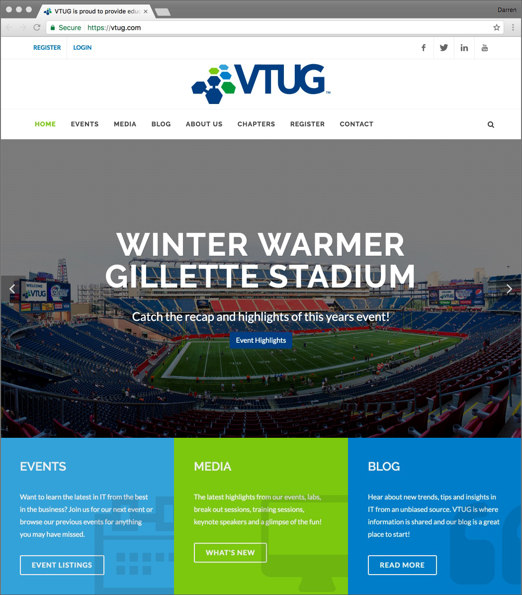 VTUG web design
