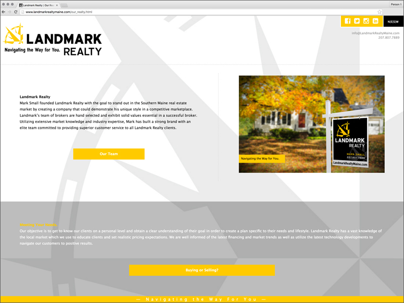 Landmark Realty Web Site